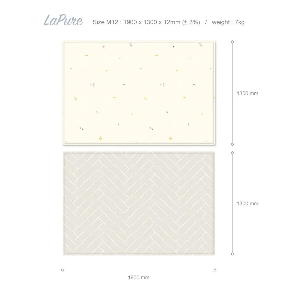 [1 Yr Local Warranty] Parklon LaPure Minimal Fruits (M12) Size: 1900 x 1300 x 12mm