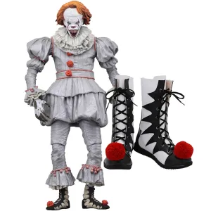 2019 New Horror Movie Stephen King's It Clown Joker Cosplay Shoes Boots Custom Made for Adult Men and Women Halloween Carnival