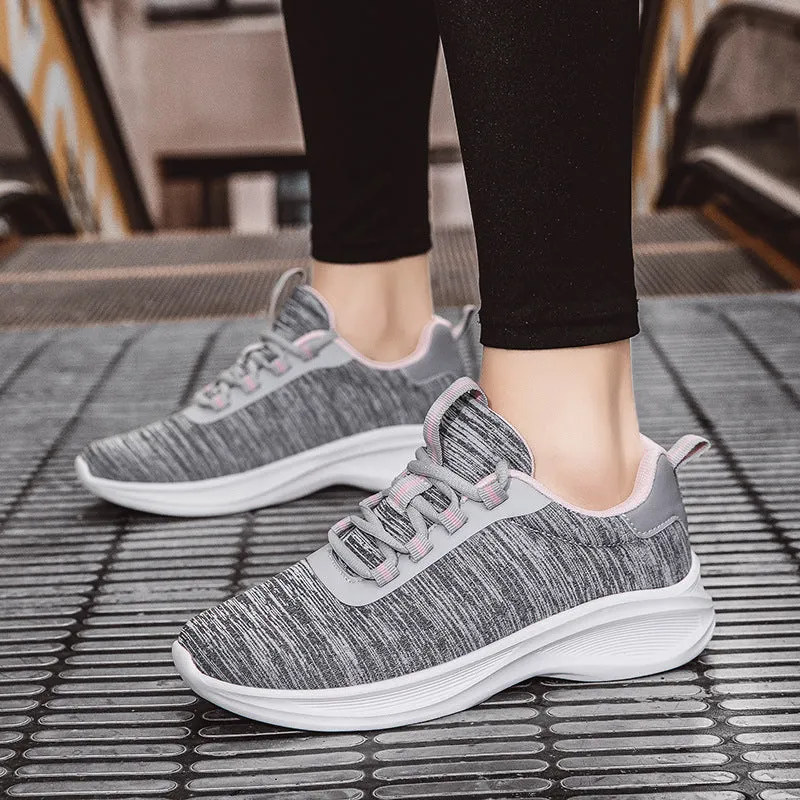 2024 New Lightweight Running and Sports Shoes Fitness Soft Sole Breathable Mesh Women's Casual Shoes