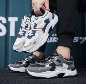 2025 Spring Men’s Breathable Running Shoes – Korean Style Sports Sneakers for Students