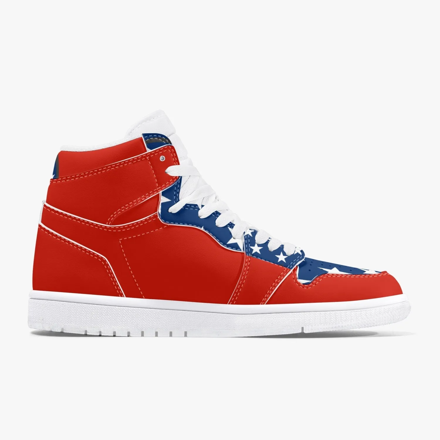 4th July Leather Sneakers - White