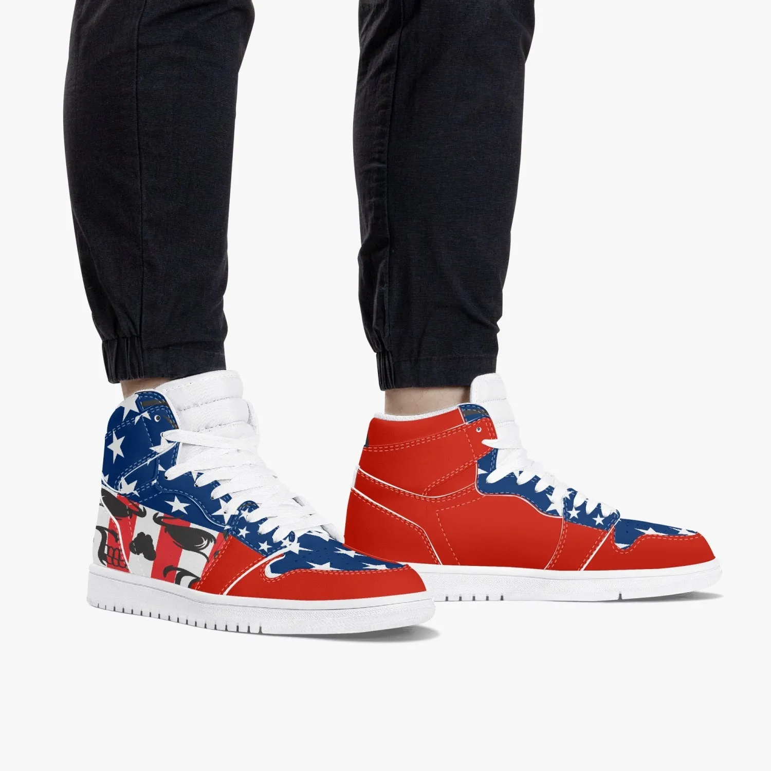 4th July Leather Sneakers - White