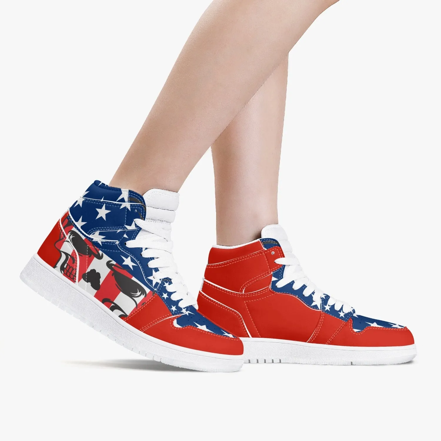 4th July Leather Sneakers - White