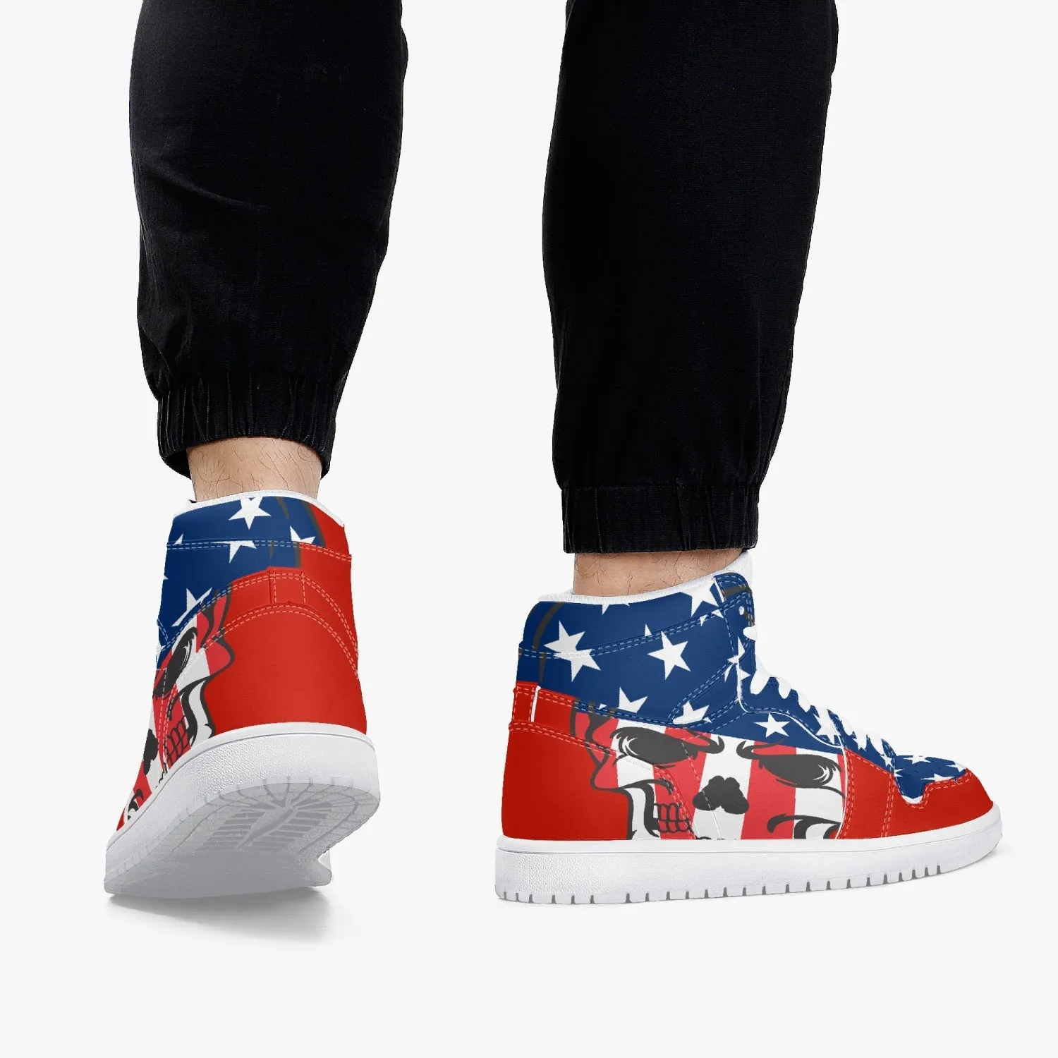 4th July Leather Sneakers - White