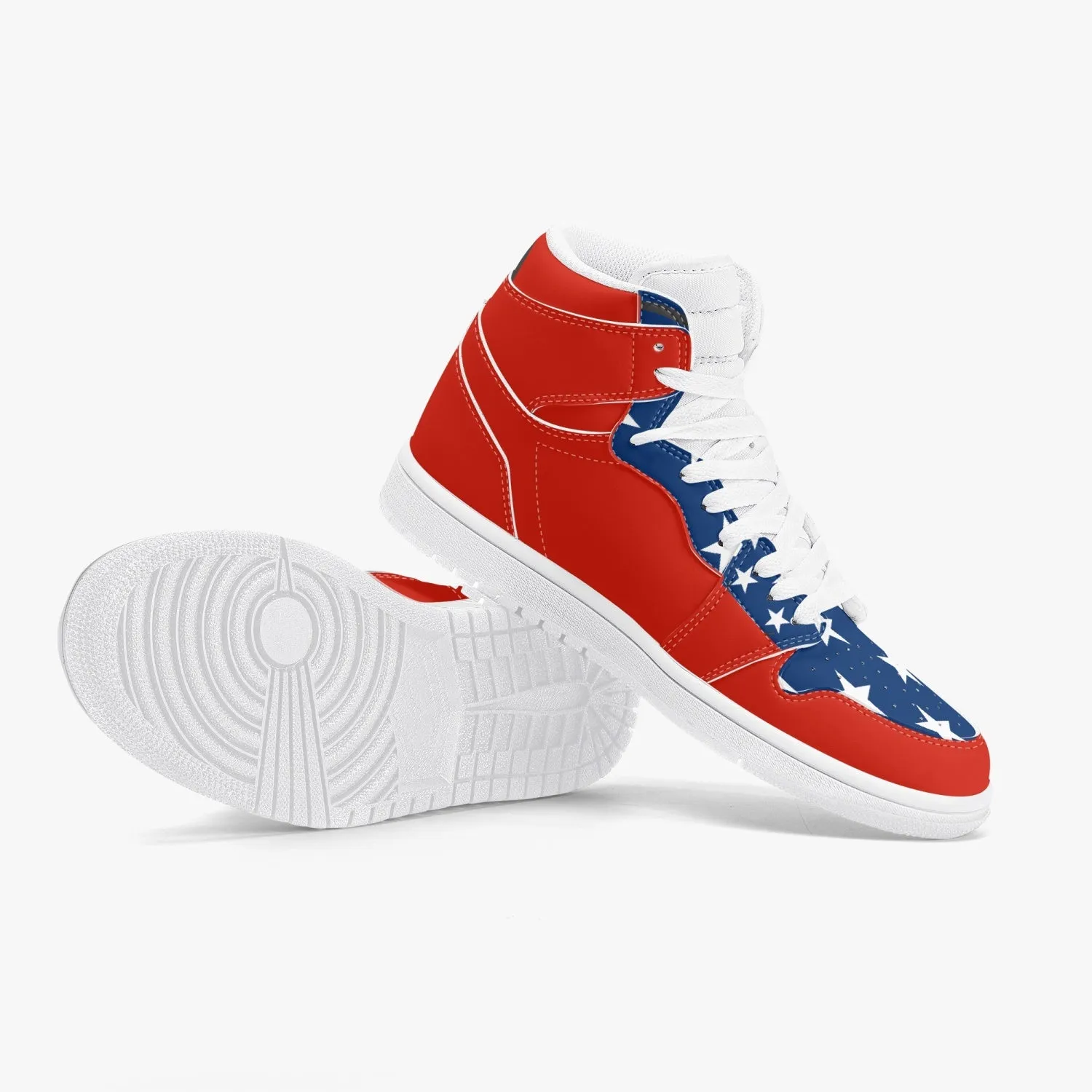 4th July Leather Sneakers - White