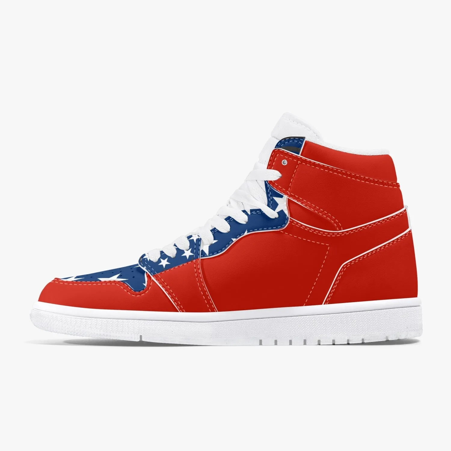 4th July Leather Sneakers - White