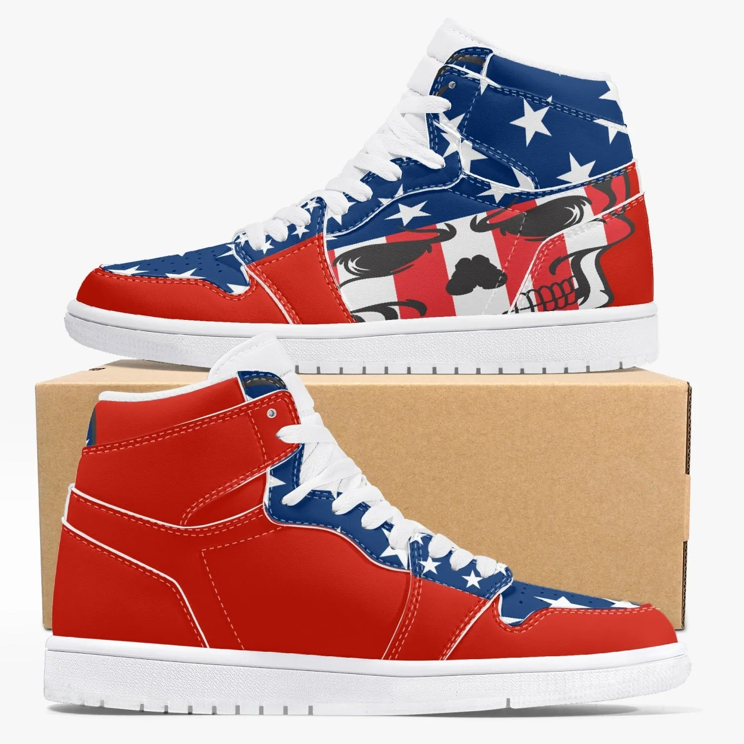 4th July Leather Sneakers - White