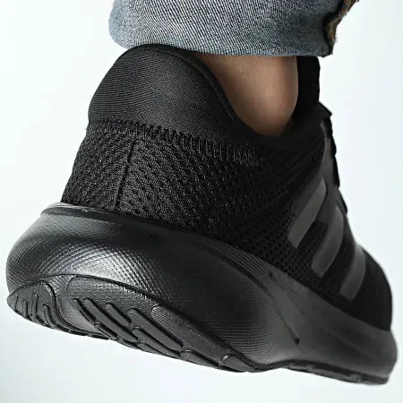 .Adidas Mens Response Runner Running Shoes - Black/Black - (JR8058) - BQ - R1L3
