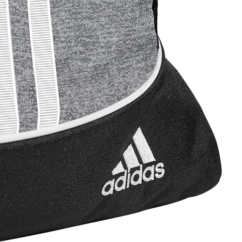 adidas Unisex Alliance II Sackpack, Grey Heather/Black/White, ONE SIZE