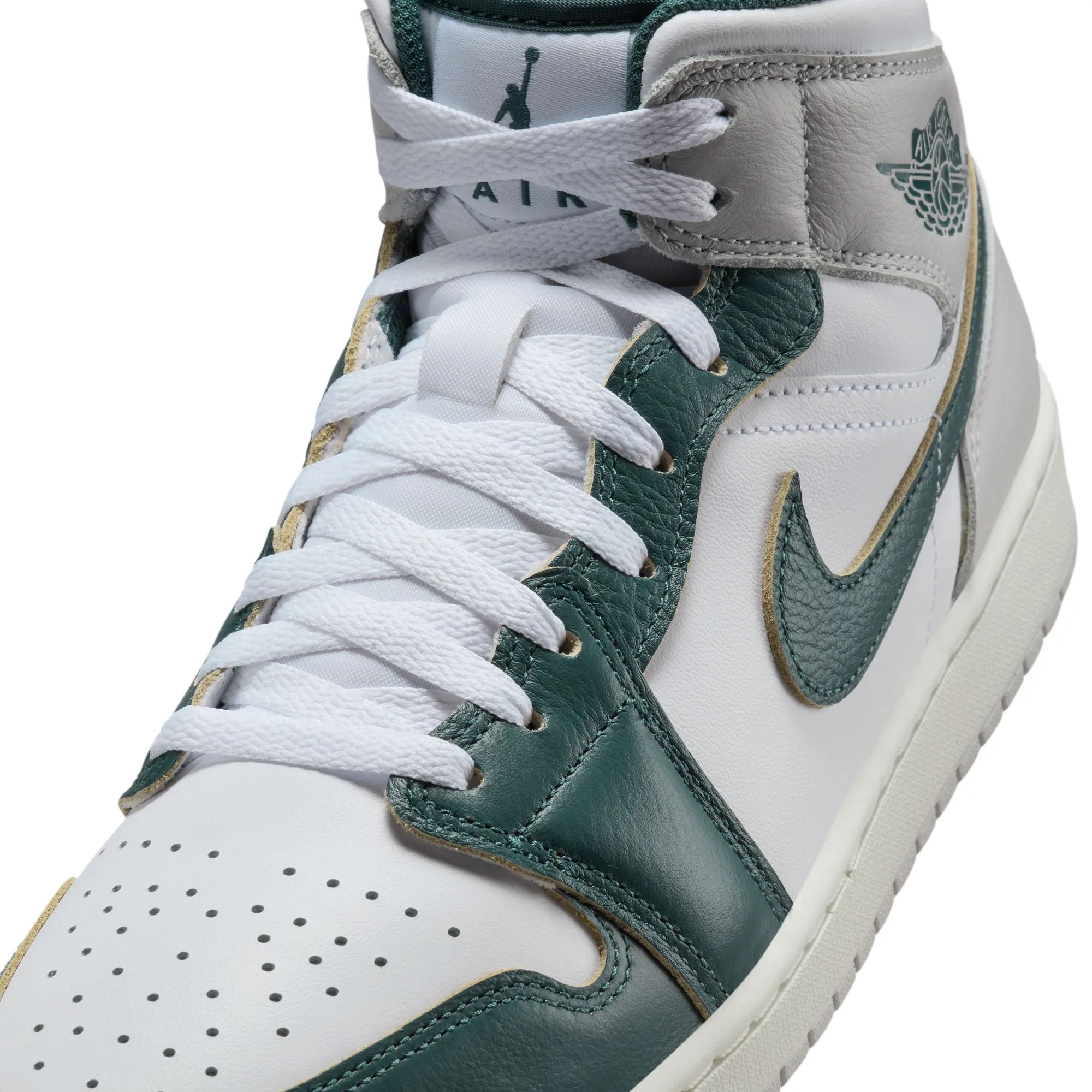 Air Jordan 1 Mid SE (White/Oxidized Green/Sail)