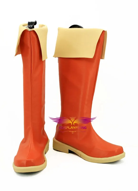 Anime Kono Subarashii Sekai ni Shukufuku wo! Megumin Cosplay Shoes Boots Custom Made for Adult Men and Women Halloween Carnival