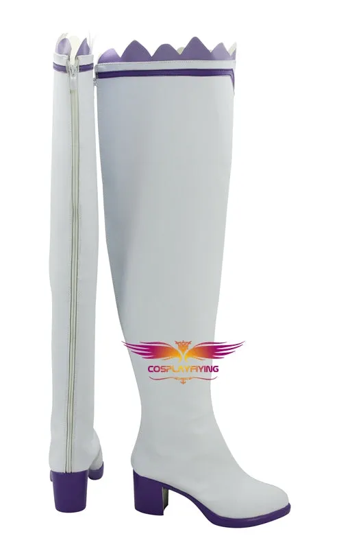 Anime Re Life in a Different World from Zero Emilia Cosplay Shoes Boots Custom Made for Adult Men and Women Halloween Carnival