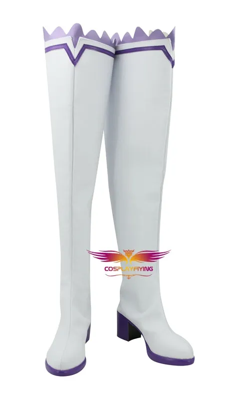 Anime Re Life in a Different World from Zero Emilia Cosplay Shoes Boots Custom Made for Adult Men and Women Halloween Carnival