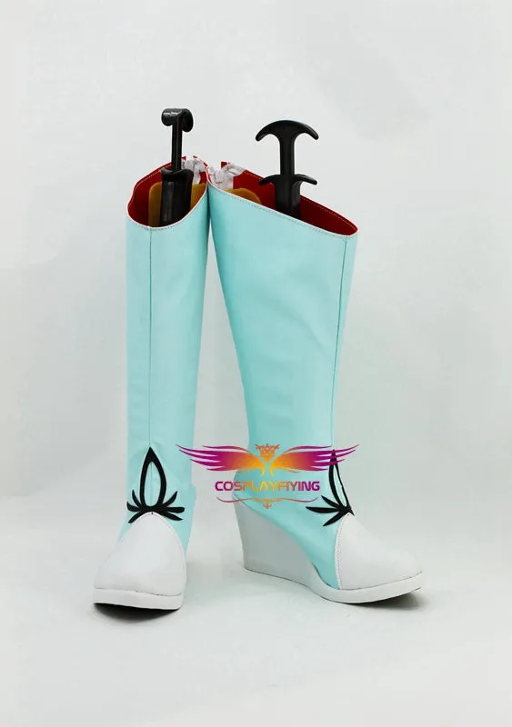Anime RWBY White Trailer Weiss Schnee Cosplay Shoes Boots Custom Made for Adult Men and Women Halloween Carnival
