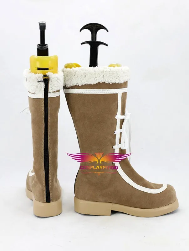 Anime THE IDOLMASTER Okamura Nao Cosplay Shoes Boots Custom Made for Adult Men and Women Halloween Carnival