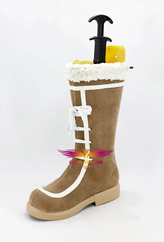 Anime THE IDOLMASTER Okamura Nao Cosplay Shoes Boots Custom Made for Adult Men and Women Halloween Carnival