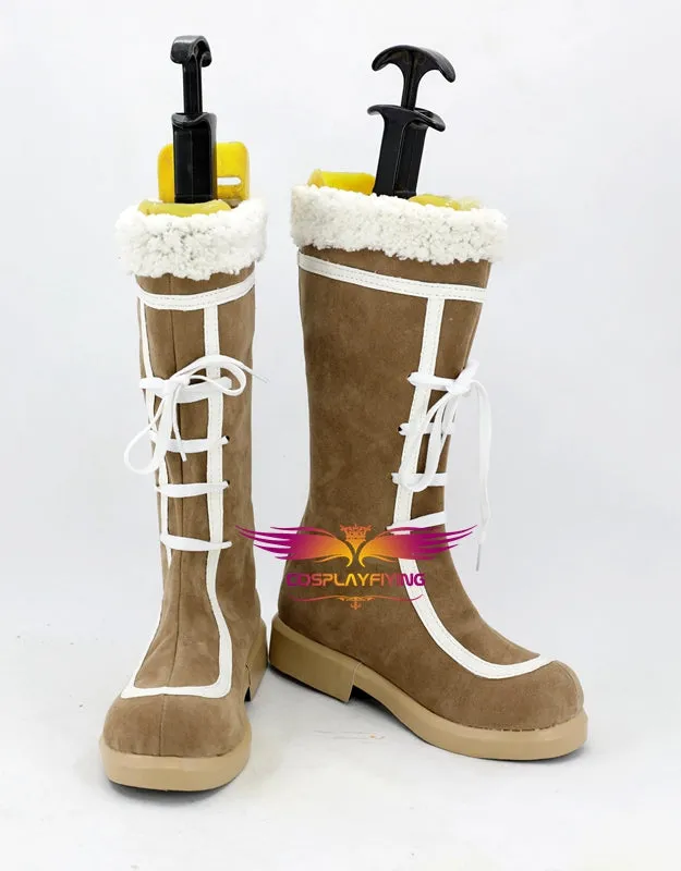 Anime THE IDOLMASTER Okamura Nao Cosplay Shoes Boots Custom Made for Adult Men and Women Halloween Carnival