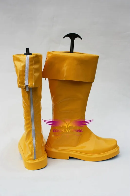 Anime Young Justice Kid Flash Wally West Cosplay Shoes Boots Custom Made for Men and Women