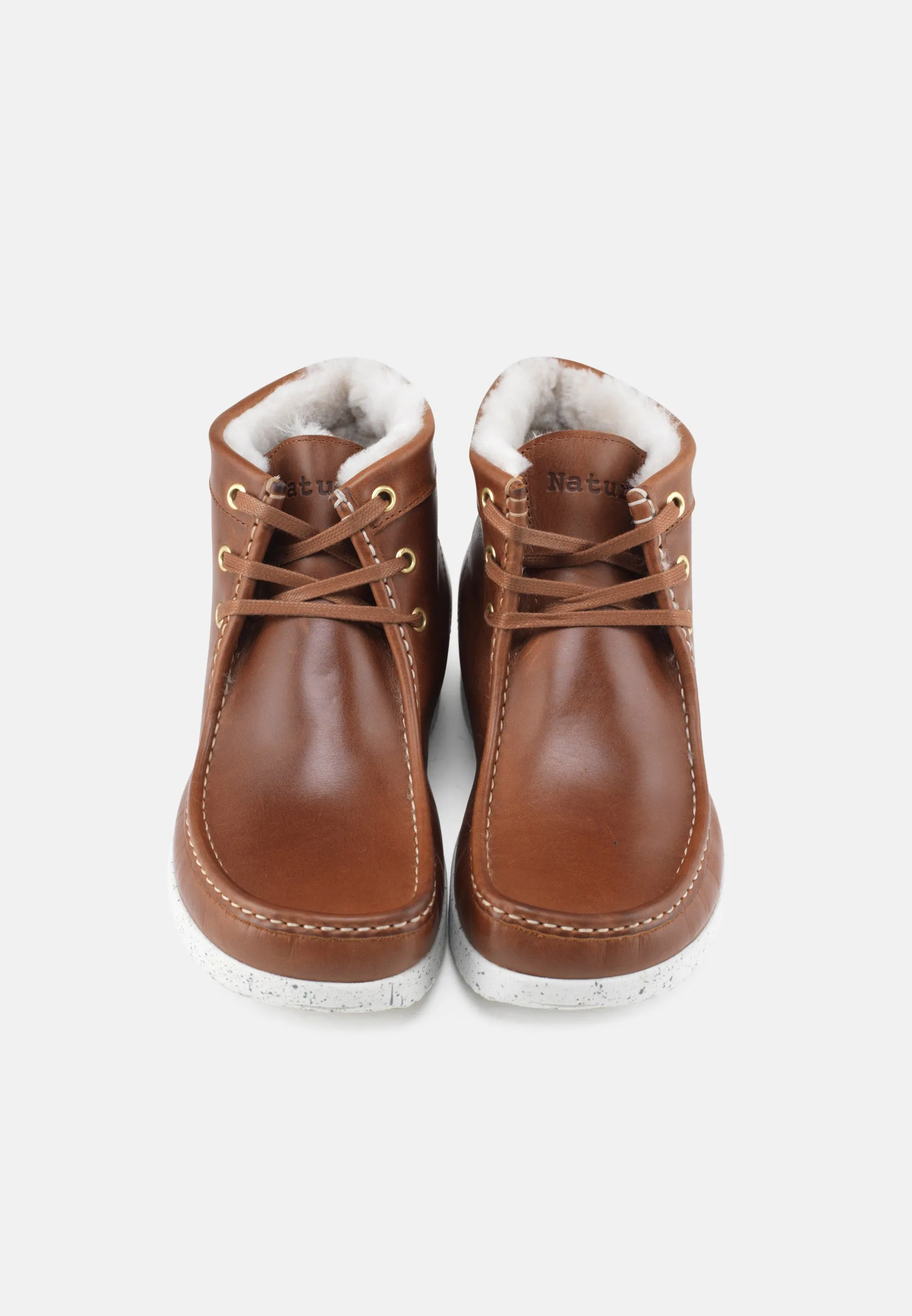 Anton Varmforet Støvle Leather - Tobacco