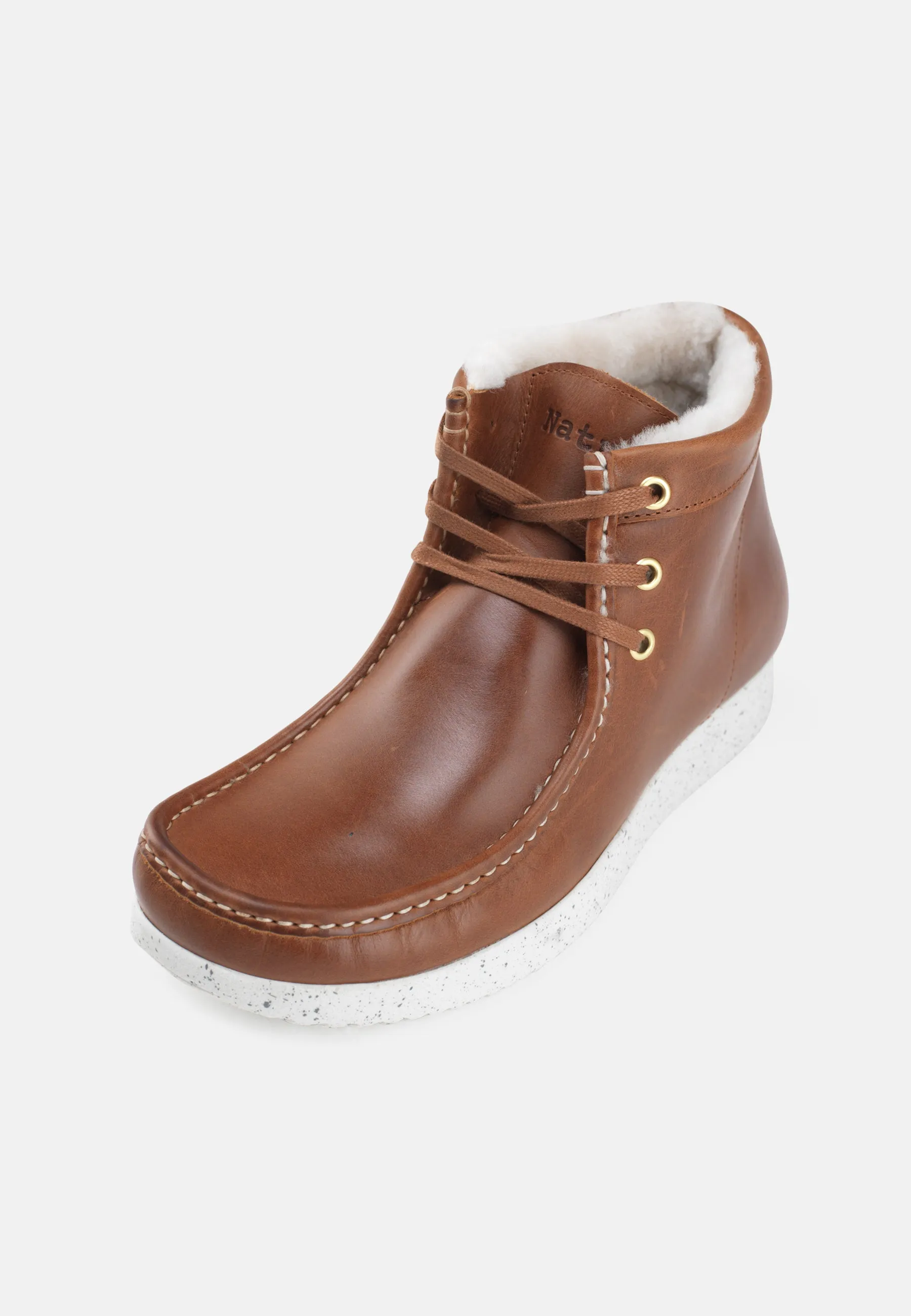 Anton Varmforet Støvle Leather - Tobacco