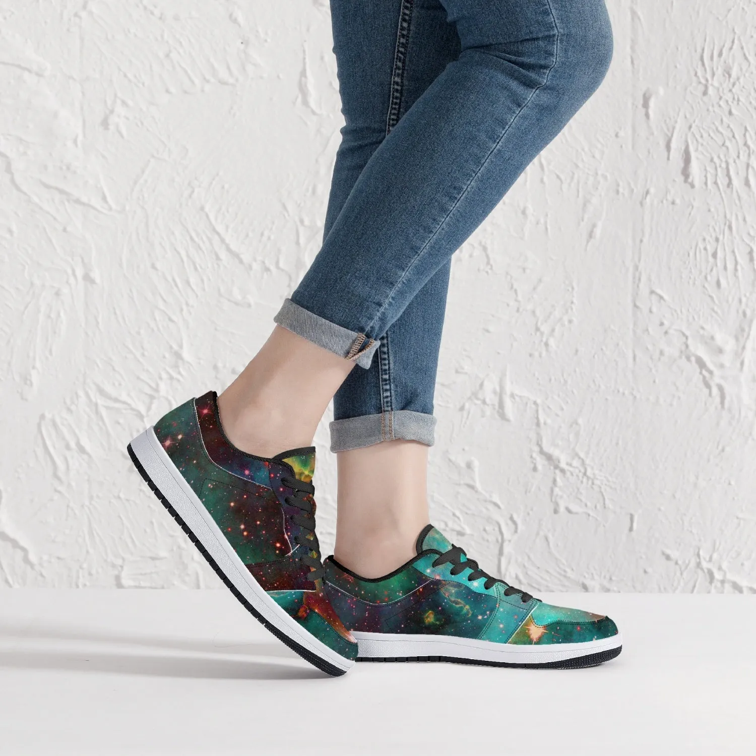 Archon Psychedelic Split-Style Low-Top Sneakers