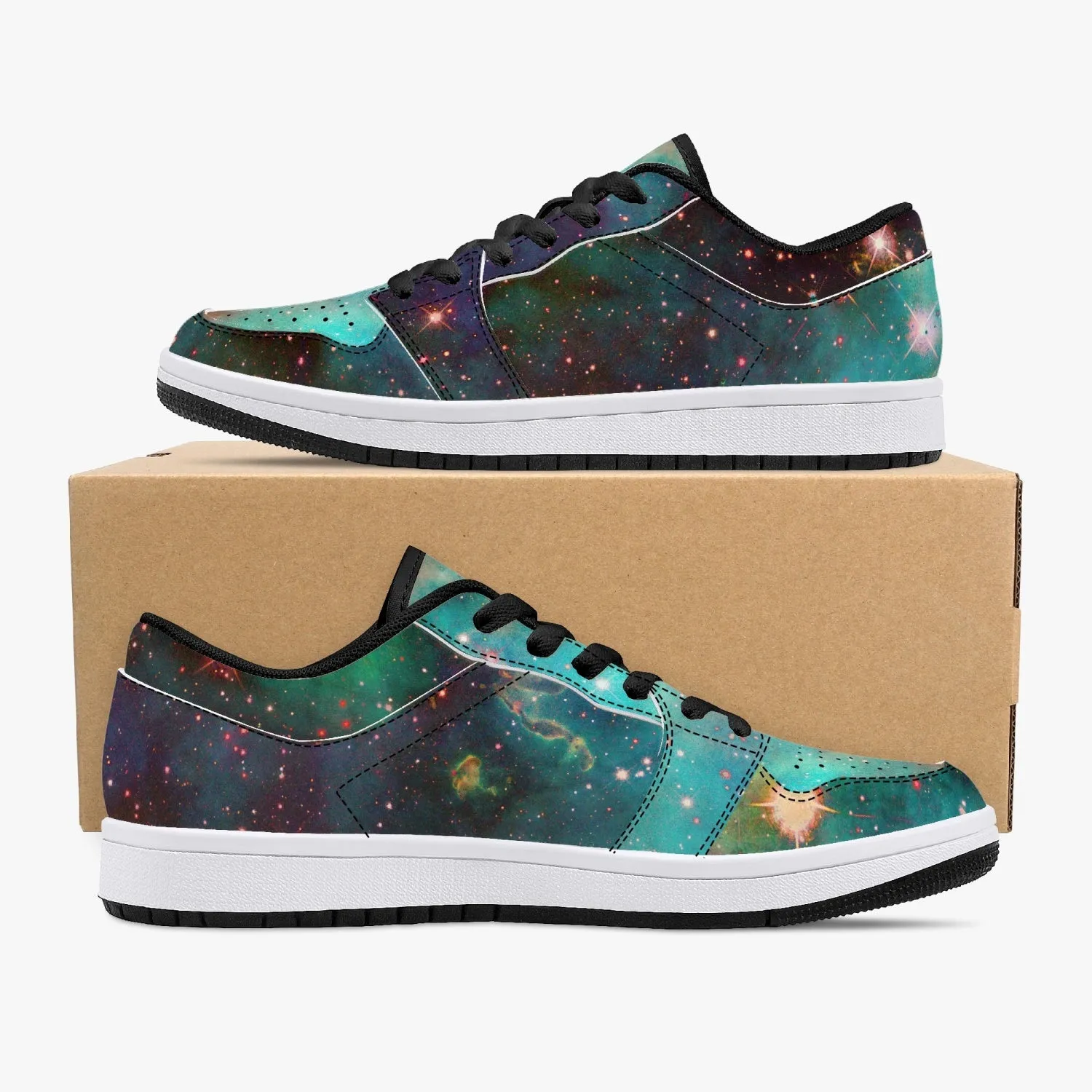 Archon Psychedelic Split-Style Low-Top Sneakers