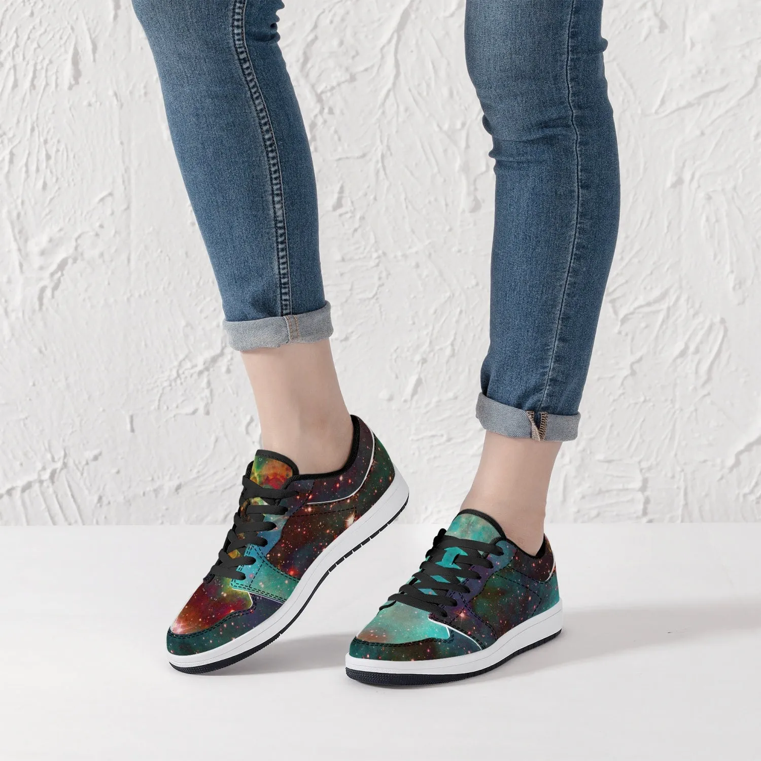 Archon Psychedelic Split-Style Low-Top Sneakers