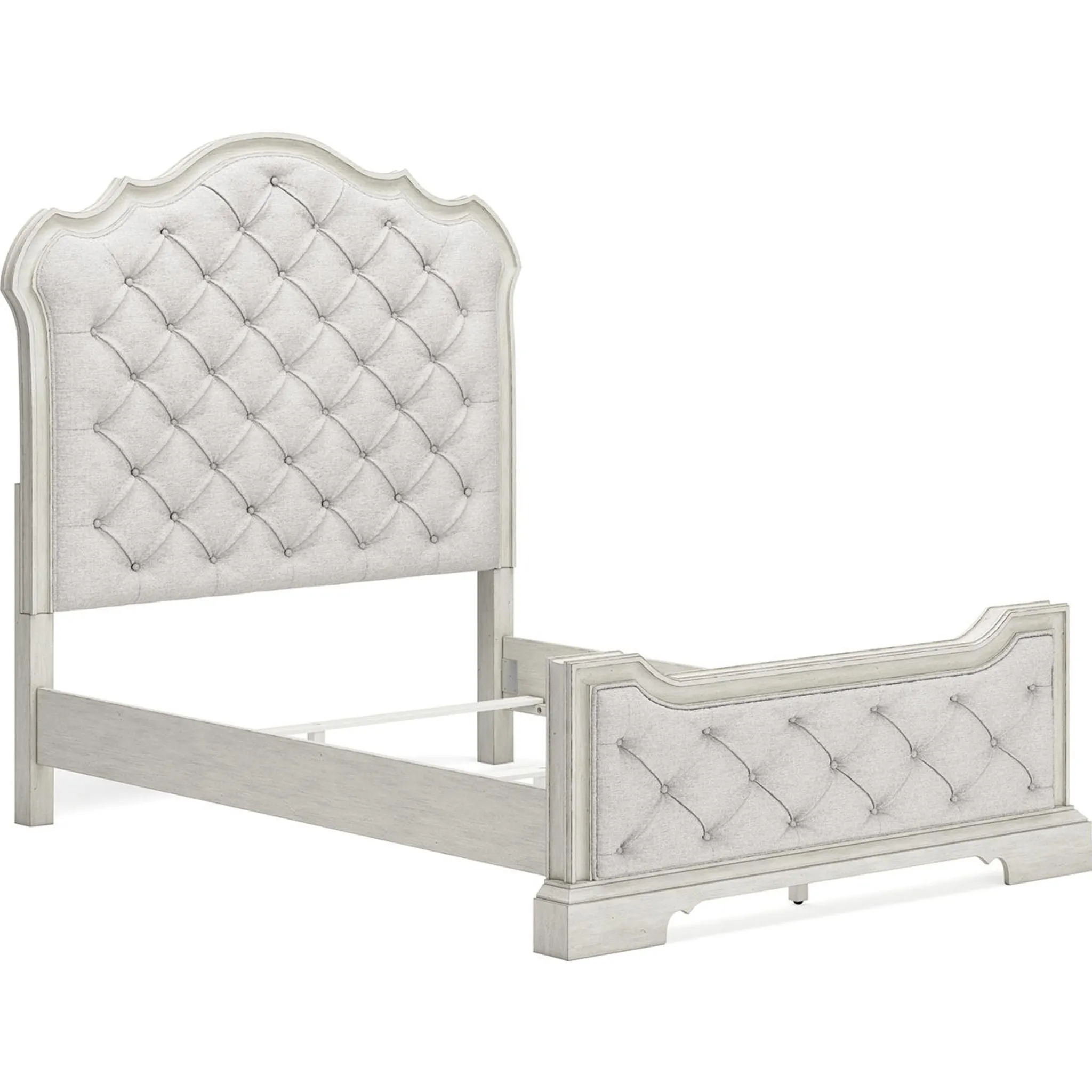 Arlendyne Upholstered Bed - Antique White