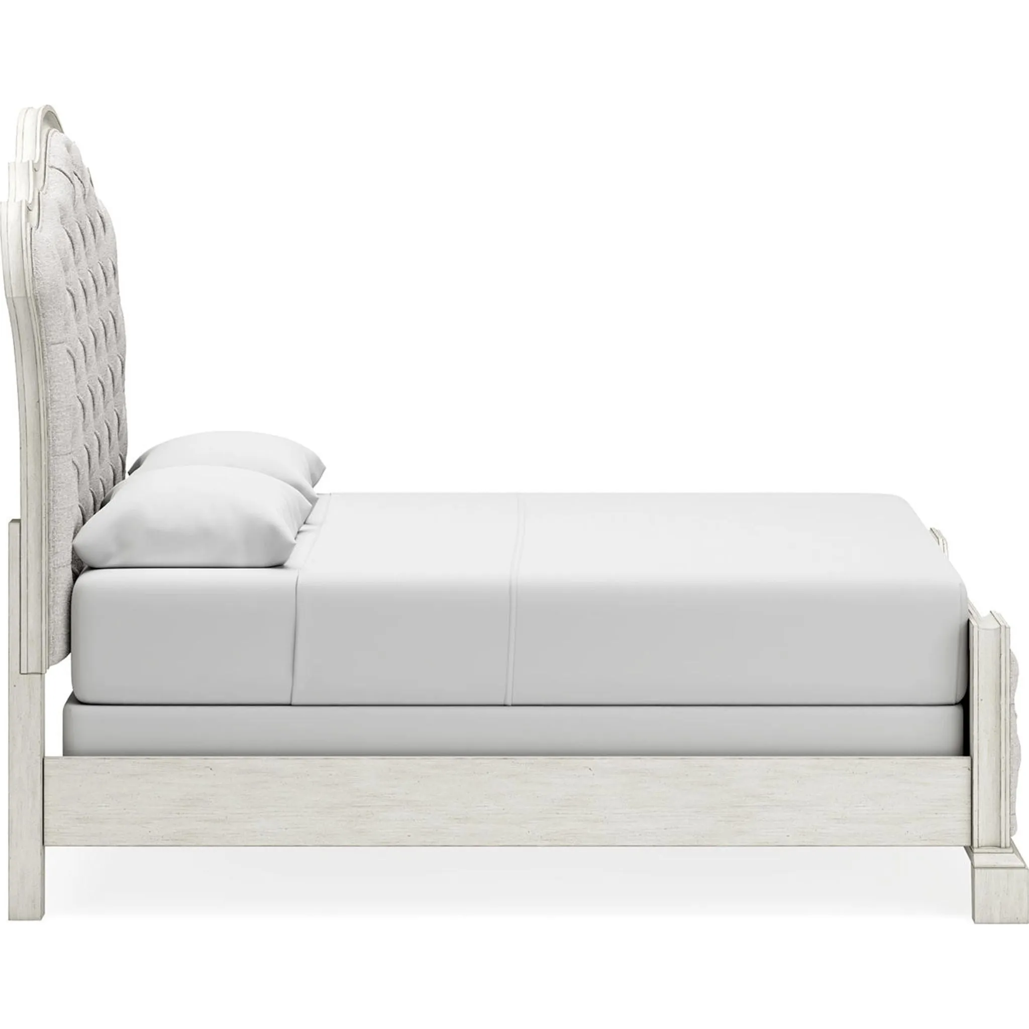 Arlendyne Upholstered Bed - Antique White