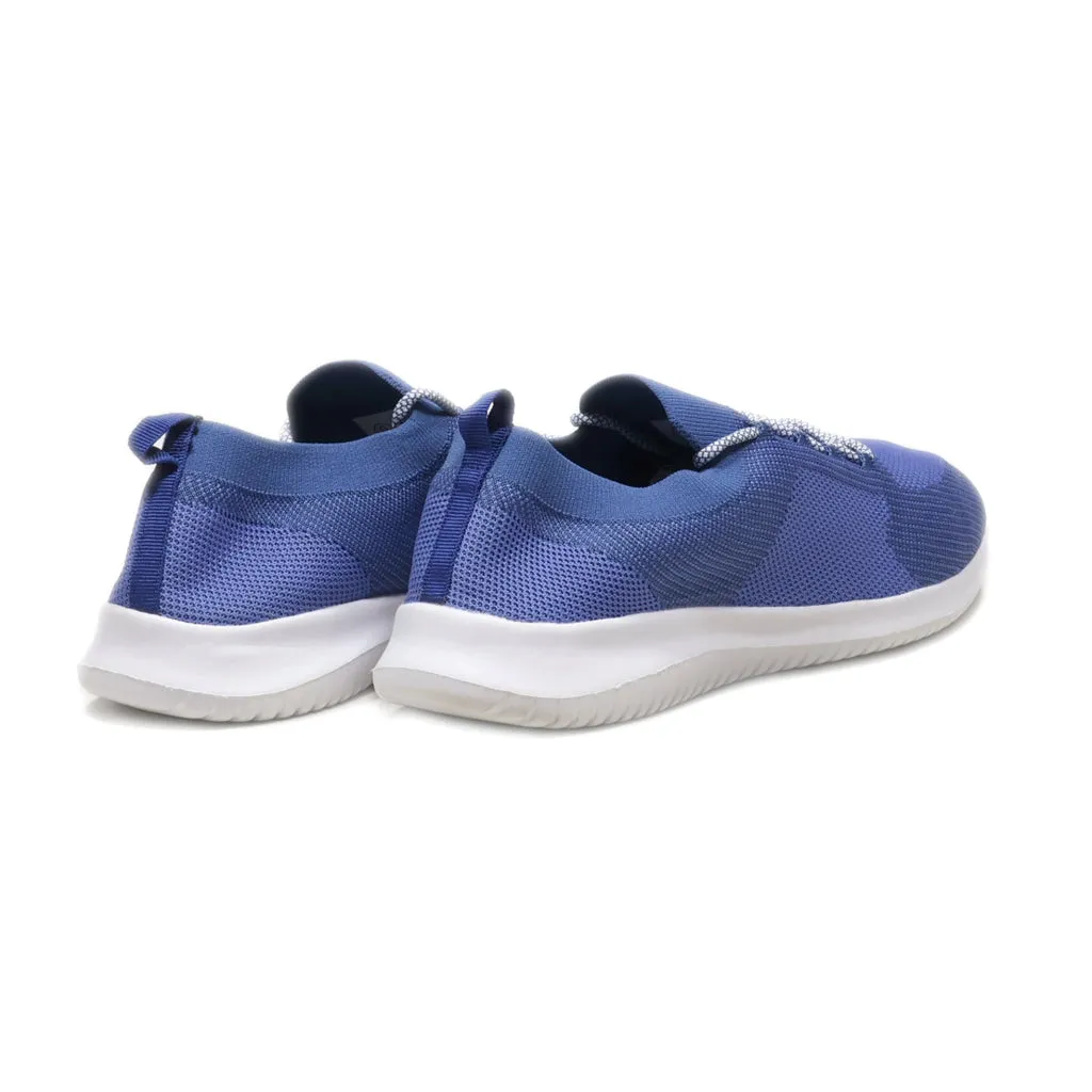 Athletic Knity Sport Shoes Fabric Blue Colour For Women