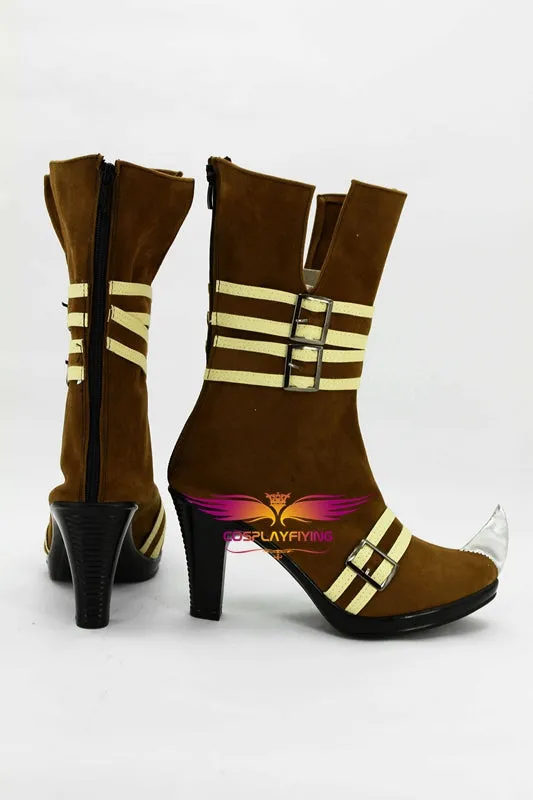 Batman: Arkham City Harley Quinn Cosplay Shoes Boots Custom Made for Adult Men and Women
