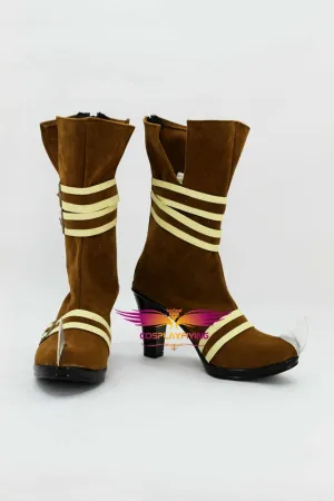 Batman: Arkham City Harley Quinn Cosplay Shoes Boots Custom Made for Adult Men and Women