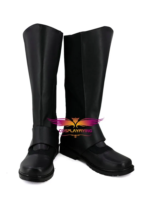 Batman Bruce Wayne Cosplay Shoes Boots Custom Made for Adult Men and Women