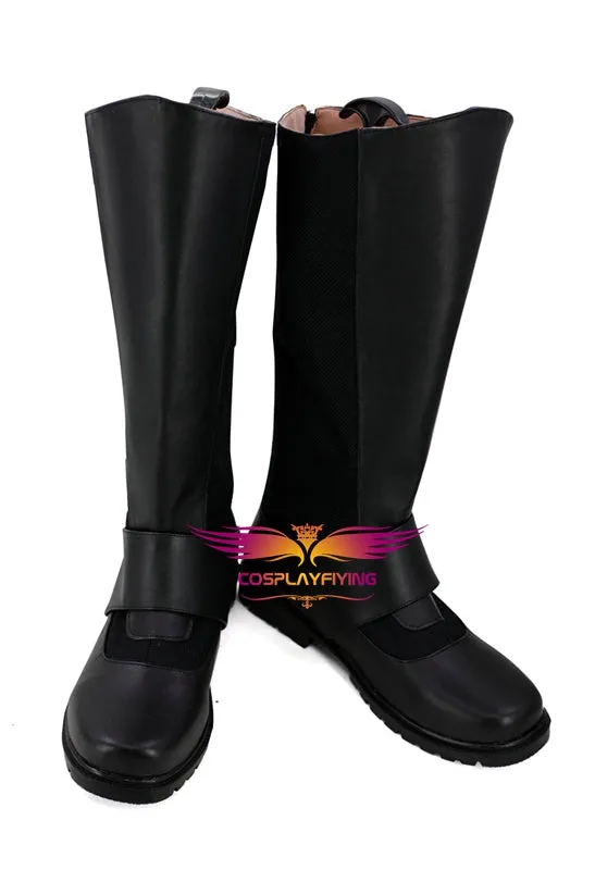 Batman Bruce Wayne Cosplay Shoes Boots Custom Made for Adult Men and Women