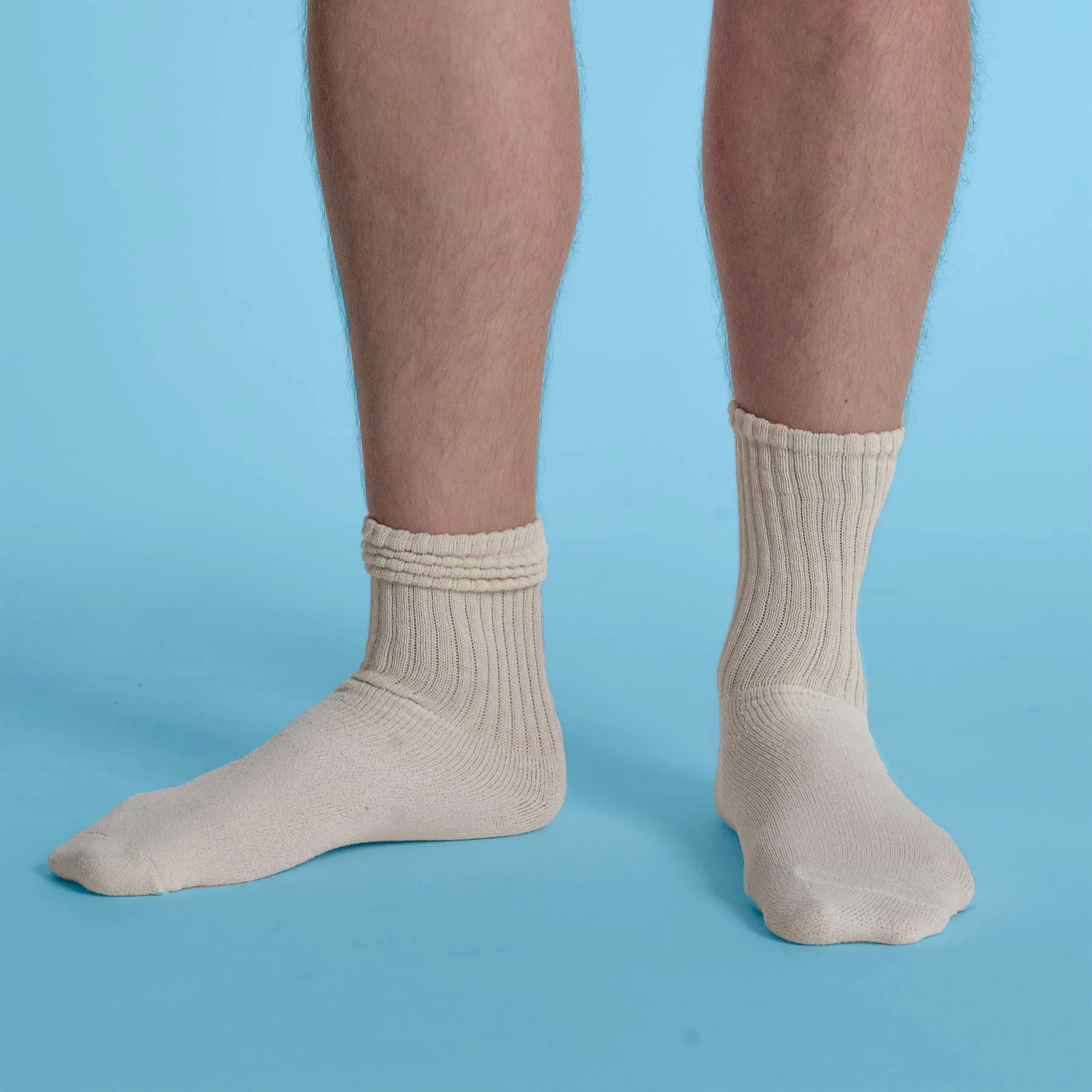 BAYSWATER 3-Pack Organic Cotton Crew Socks (Grown & Made in USA)