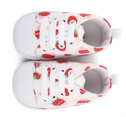 Beautiful Chaos Strawberry Baby Shoes