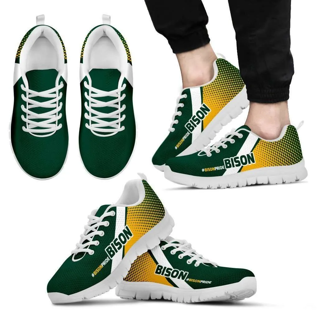 #BISONPRIDE North Dakota Fan Running Shoes