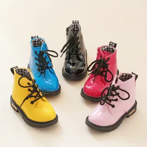 Candy Color patent leather boots - Free Shipping to N.A.