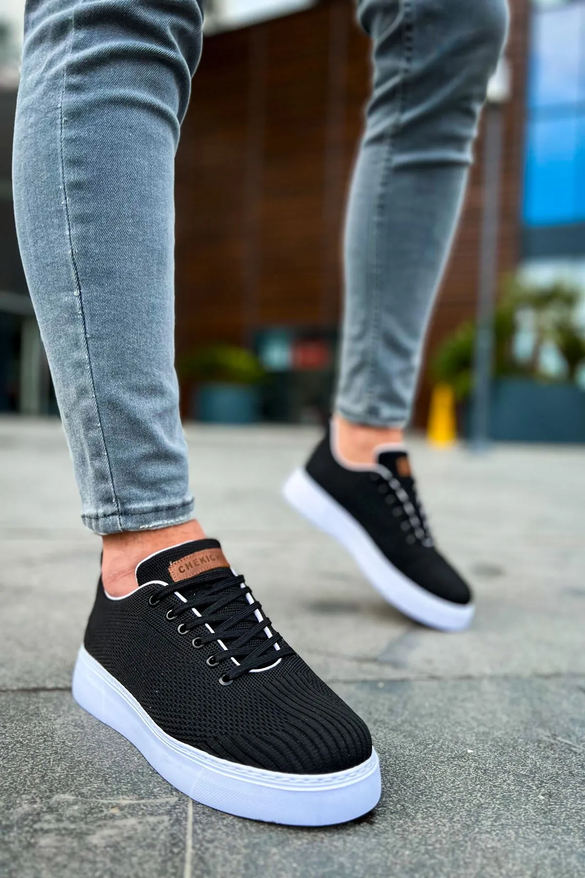 CH413 Crew Men's Sport Sneakers Shoes BLACK