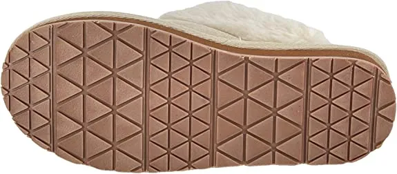 Clarks Open Back Suede Leather Comfort JMS0583C - Plush Faux Fur Trim - Indoor Outdoor House Slippers