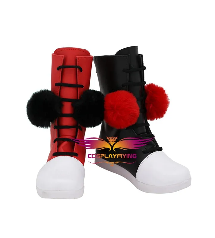DC Comics Batman Harley Quinn Cosplay Shoes Boots Custom Made for Adult Men and Women
