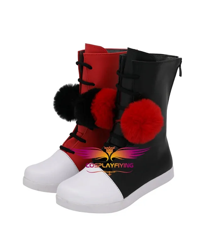 DC Comics Batman Harley Quinn Cosplay Shoes Boots Custom Made for Adult Men and Women