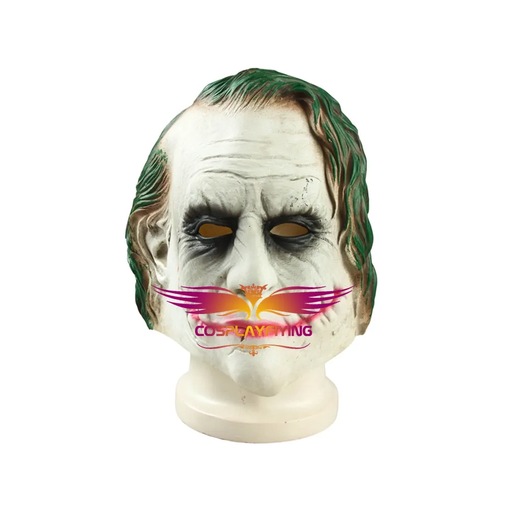 DC Comics Batman：The Dark Knight Joker Cosplay Costume Full Set with Mask for Halloween Carnival
