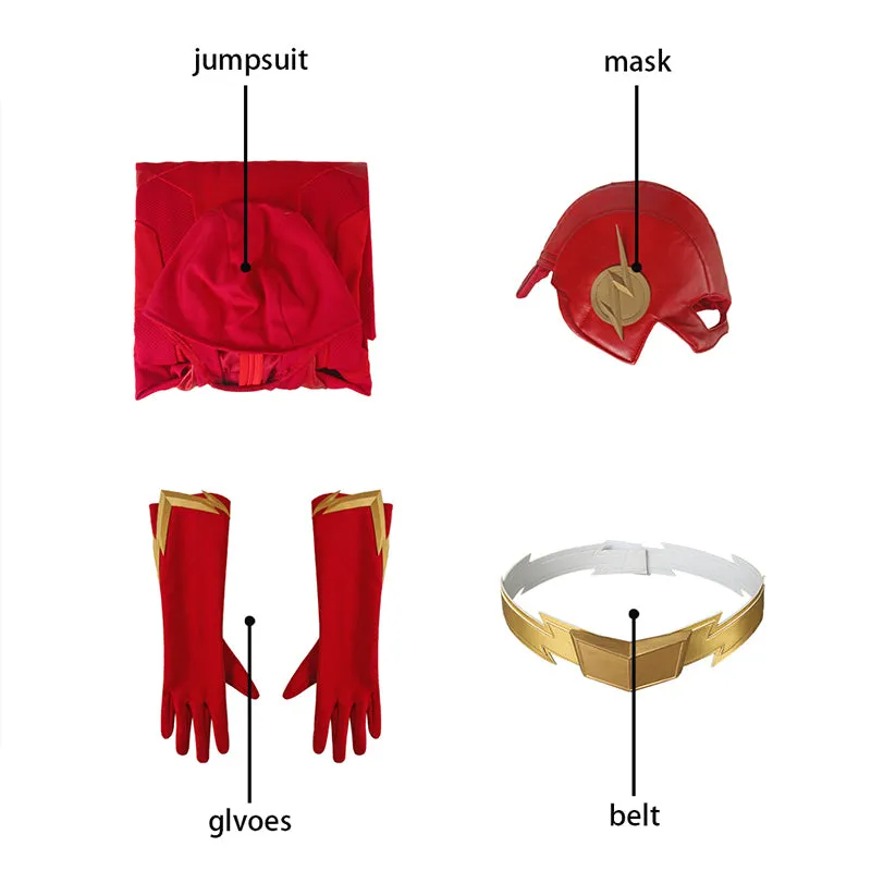DC Comics JLA Justice League The Flash Barry Allen Full Set for Halloween Carnival