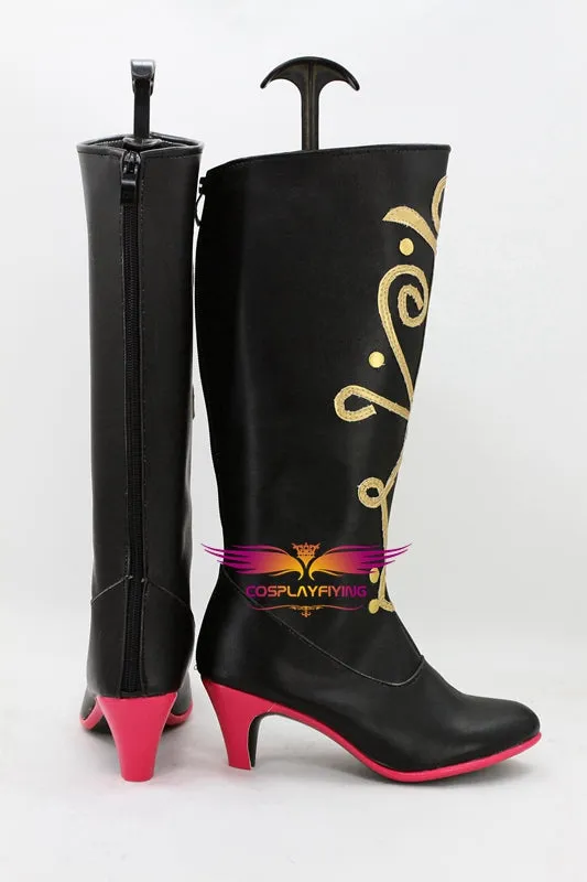 Disney Movie Frozen Anna Cosplay Shoes Boots Custom Made for Adult Men and Women