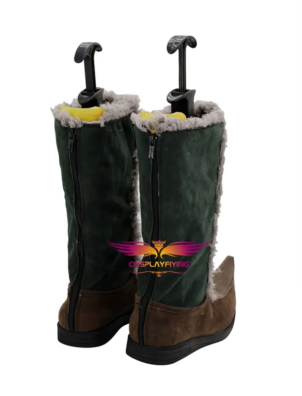 Disney Movie Frozen Kristoff Cosplay Shoes Boots Custom Made for Adult Men and Women Halloween Carnival