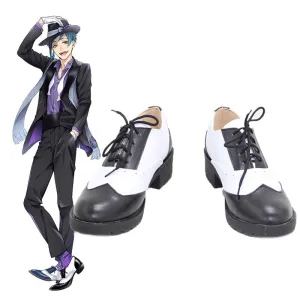 Disney Twisted-Wonderland The Little Mermaid Floyd Leech Cosplay Shoes Boots Halloween Carnival