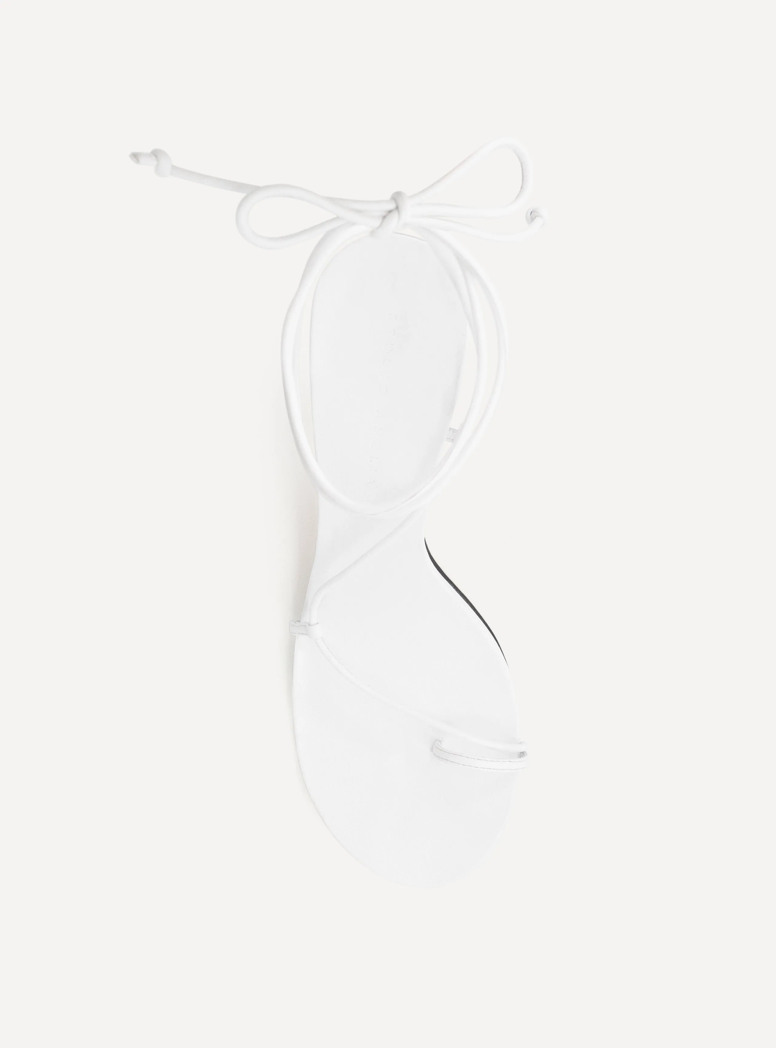 Emily Wrap 90 Heel | White