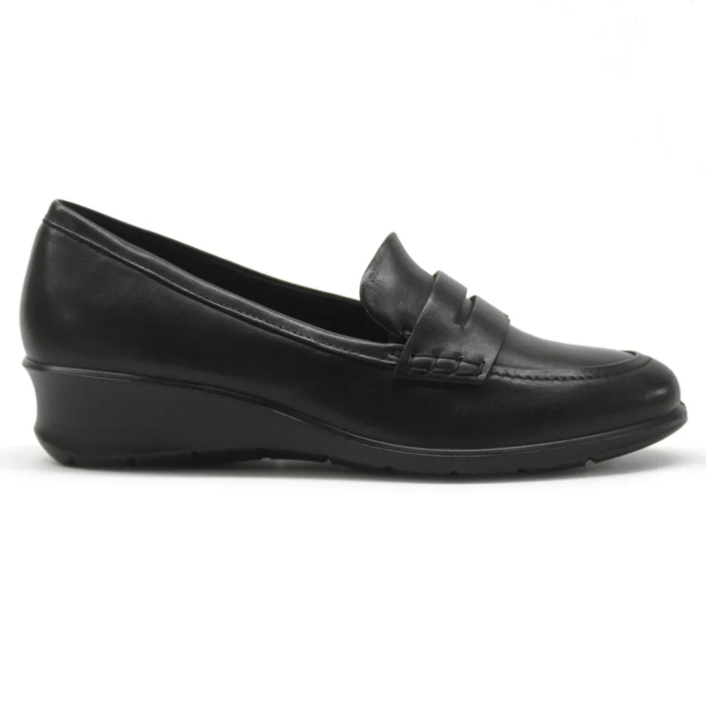 Felicia Full Grain Leather Women's Wedge Shoes
