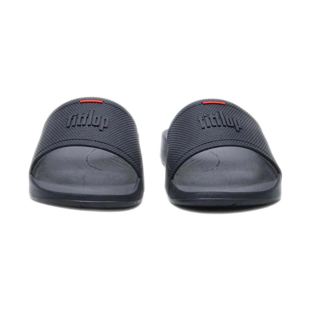 Fitflop Sliders Rubber Black Colour For Women